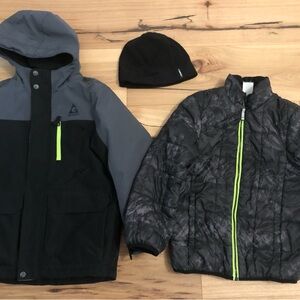 Gerry Black Polyester Jacket 7/8